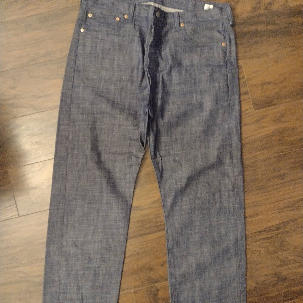 Levi Strauss 501 white oak cone denim mens 38x30 jeans